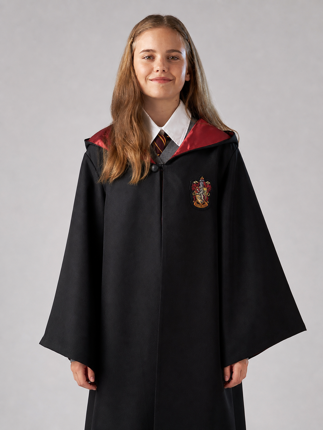 Harry Potter Costume, Black Robe, Red Lining