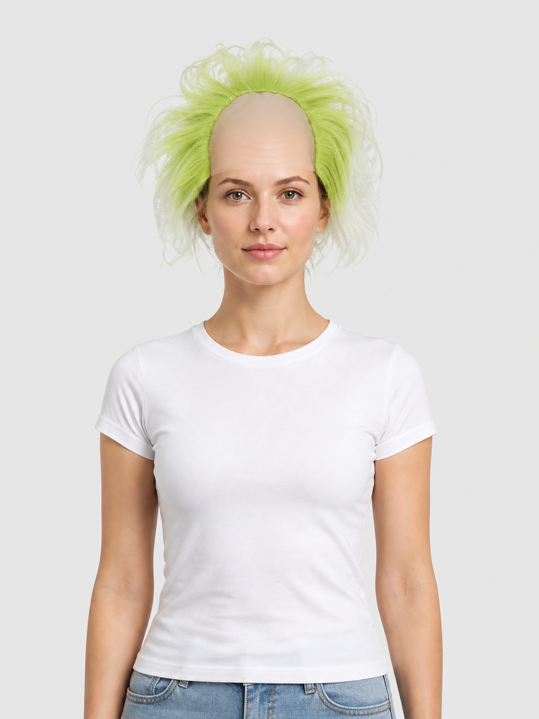 Beetlejuice Lydia Wig, Two-Tone, Short Wavy