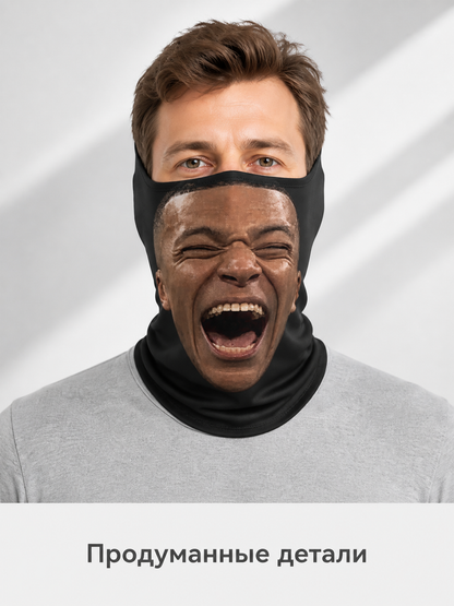 Smiling Carnival Mask for Halloween and Cosplay Costume Masks detail 2