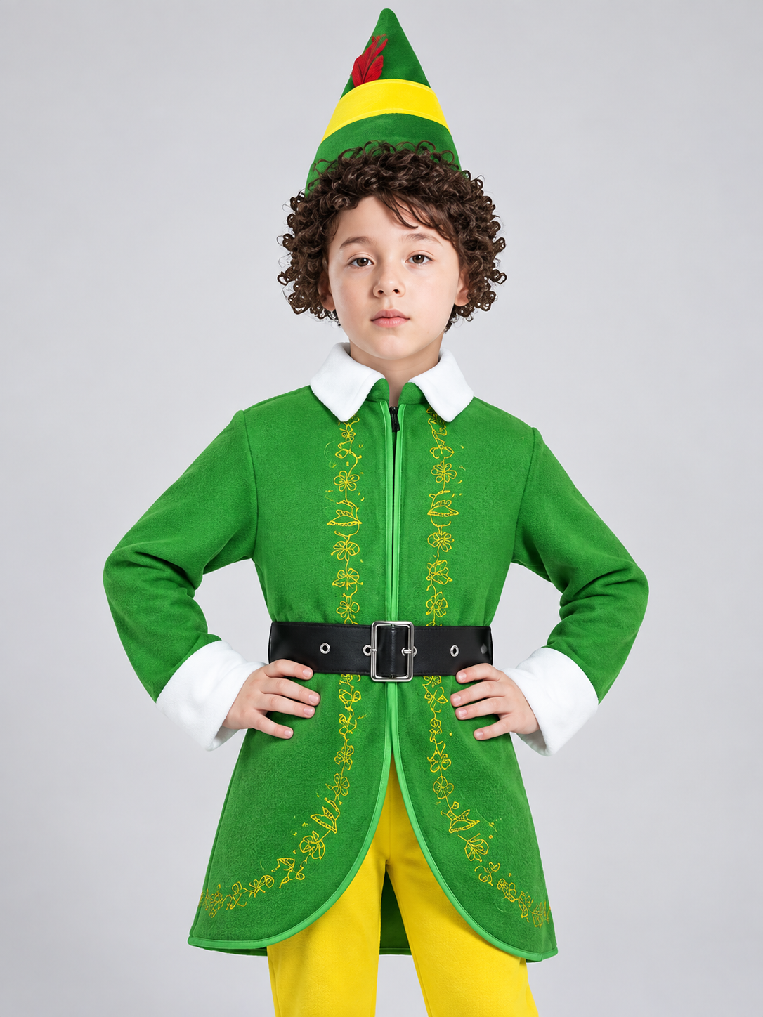 black green_childrens_carnival_costume_set product image 6