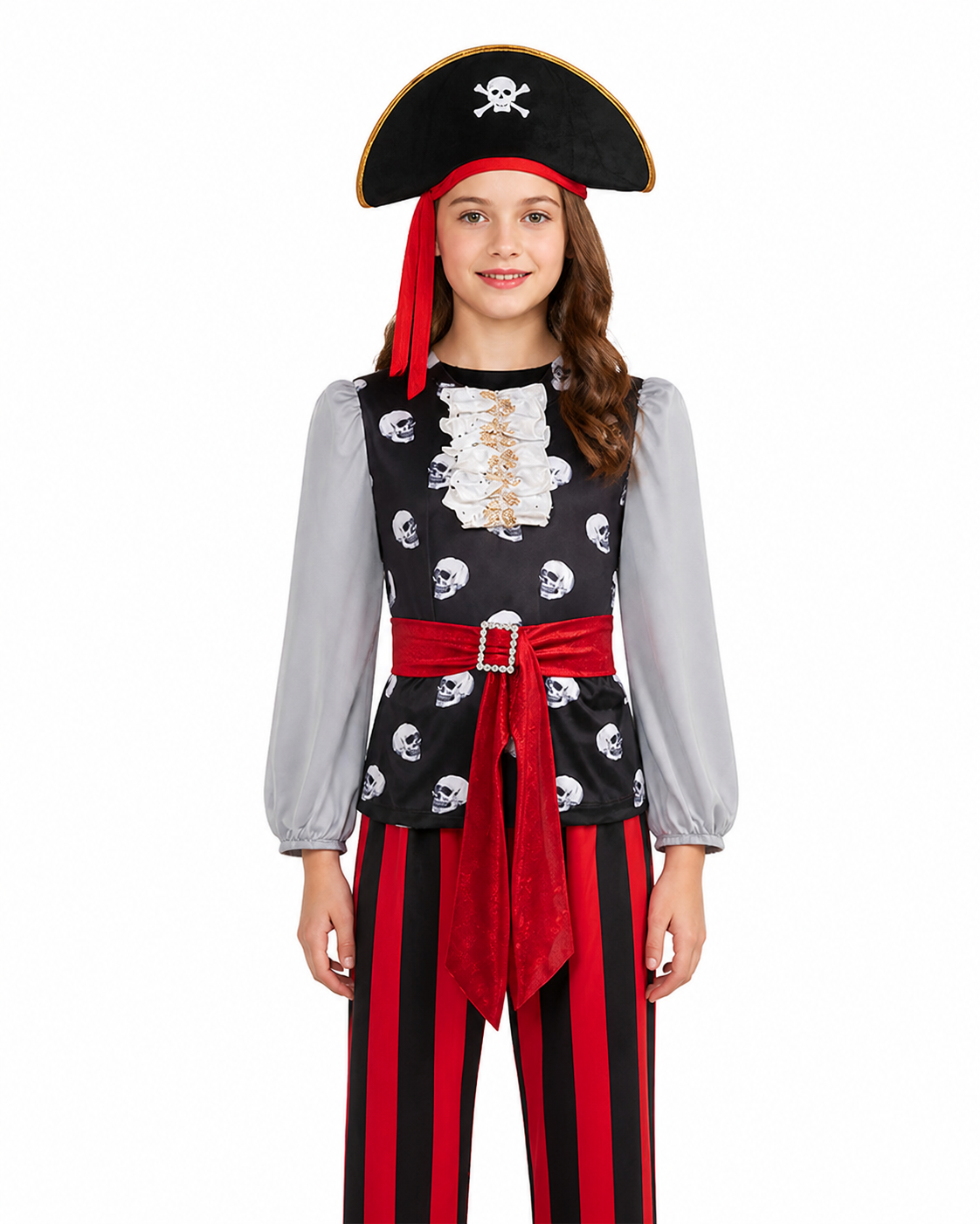 Pirate Costume with Skull Print and Accessories Costume Accessories detail 3