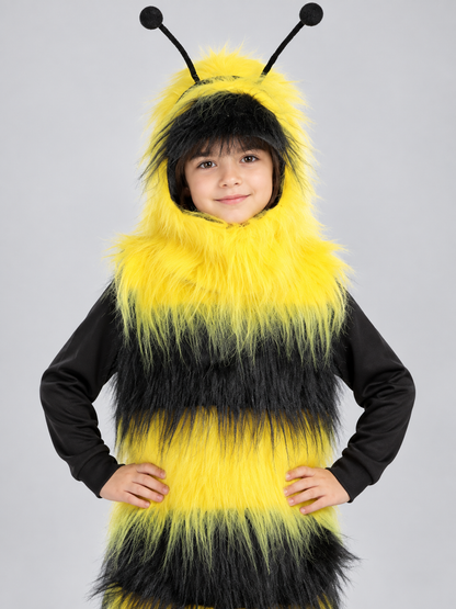 Bee Costume with Antennas, Yellow and Black