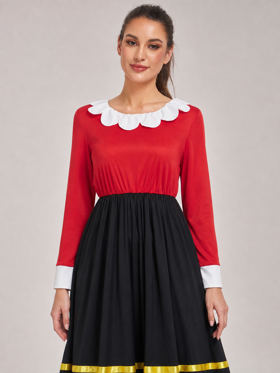 Sailor Cosplay Dress with White Collar Costume Dresses detail 2
