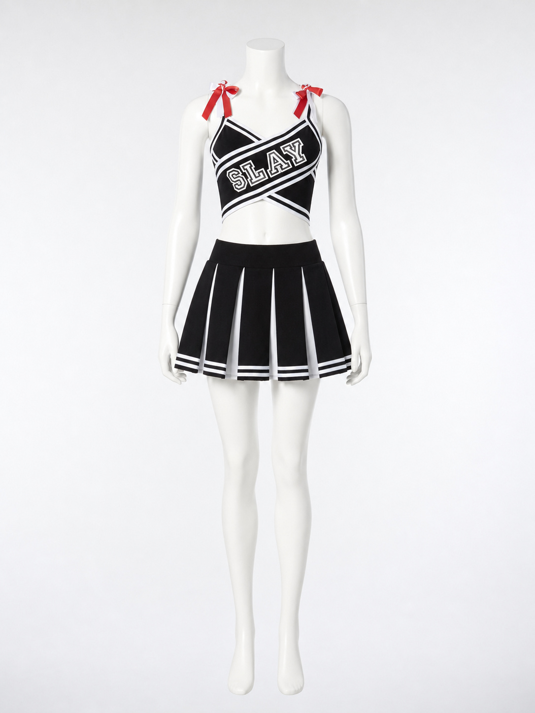 Cheerleading-Style Performance Costume: Top and Skirt