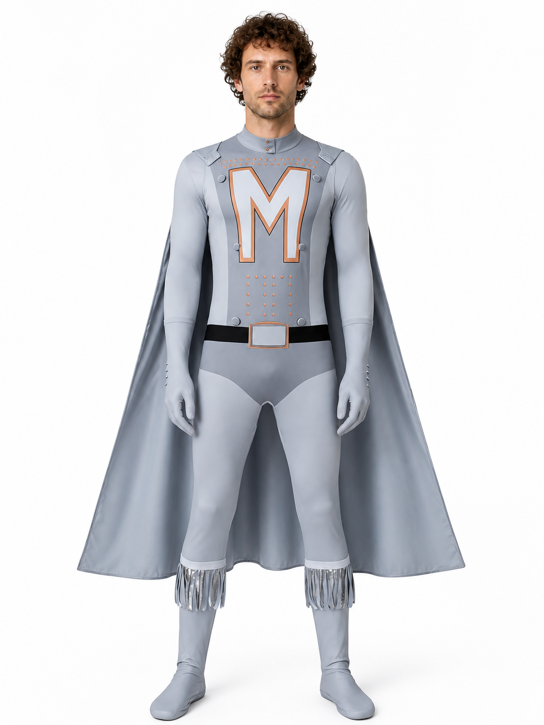 Megamind Character Costume with Cape and Gaiters Costume Capes detail 3