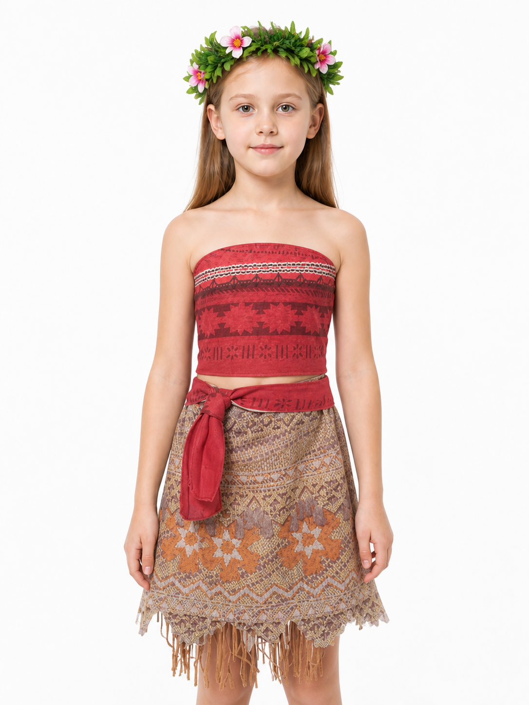 Children’s Carnival Costume with Wreath and Skirt product detail 3