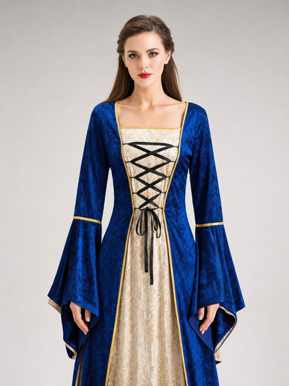 Vampire Costume — Long Court Dress for Cosplay