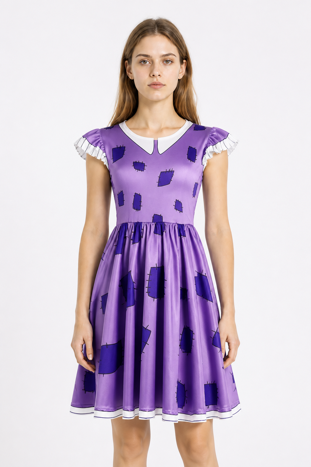 Cosplay Dress with Peter Pan Collar Costume Dresses detail 3