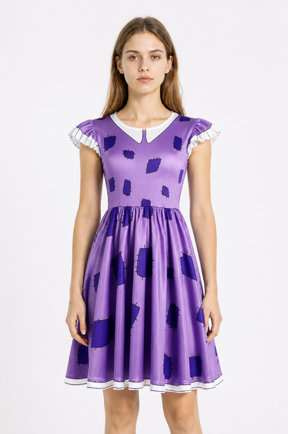 Cosplay Dress with Peter Pan Collar Costume Dresses detail 3