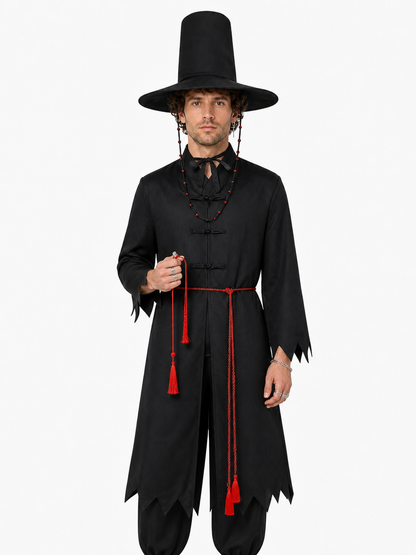 Wizard Costume with Cape and Pointed Hat Costume Capes detail 2