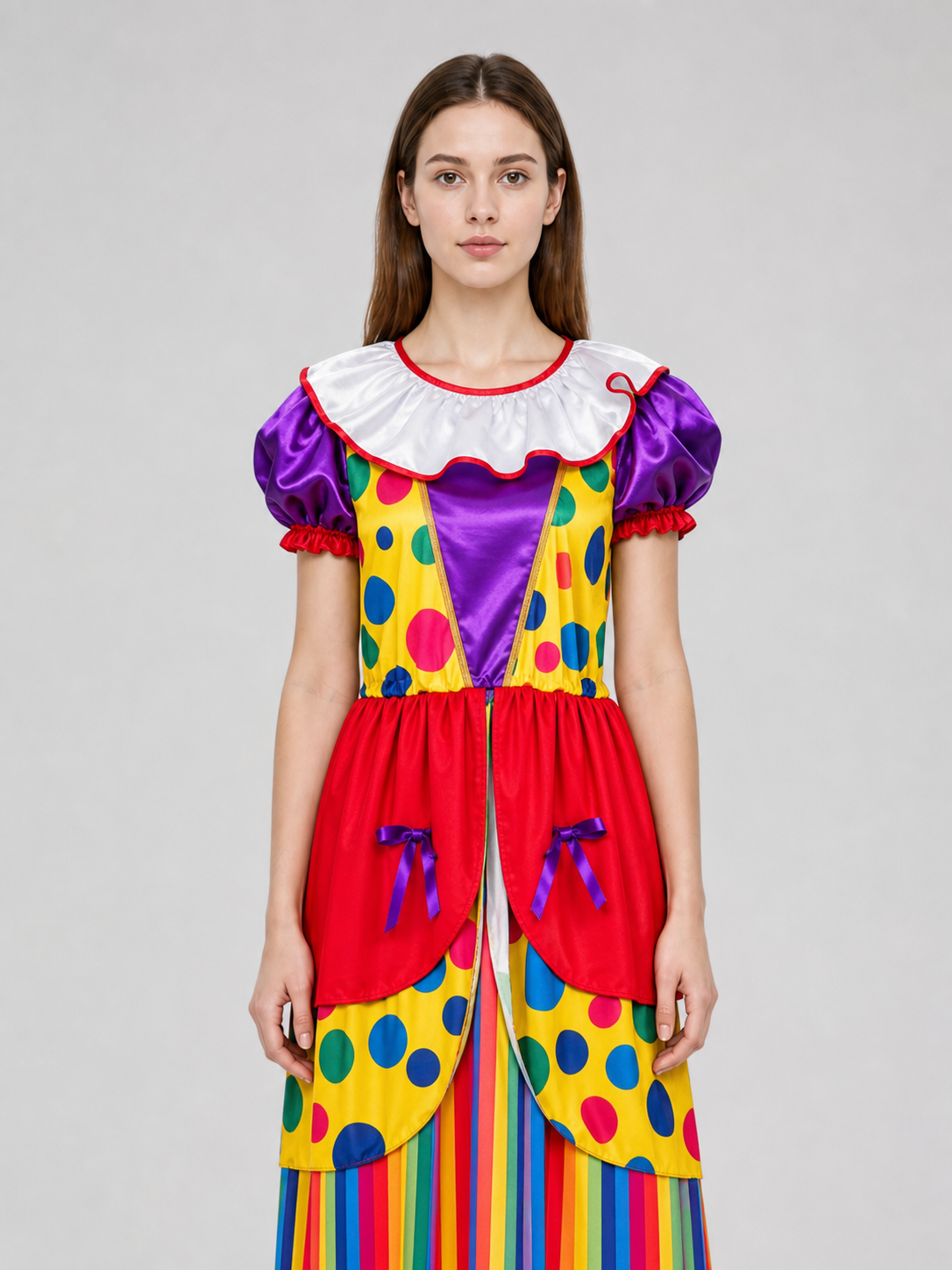 Carnival Clown Costume Dress for Performances