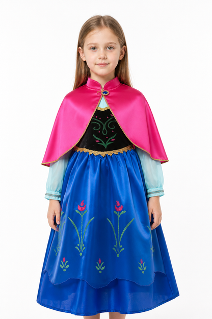 Princess Dress with Full Skirt and Cape for Carnival Costume Dresses detail 3