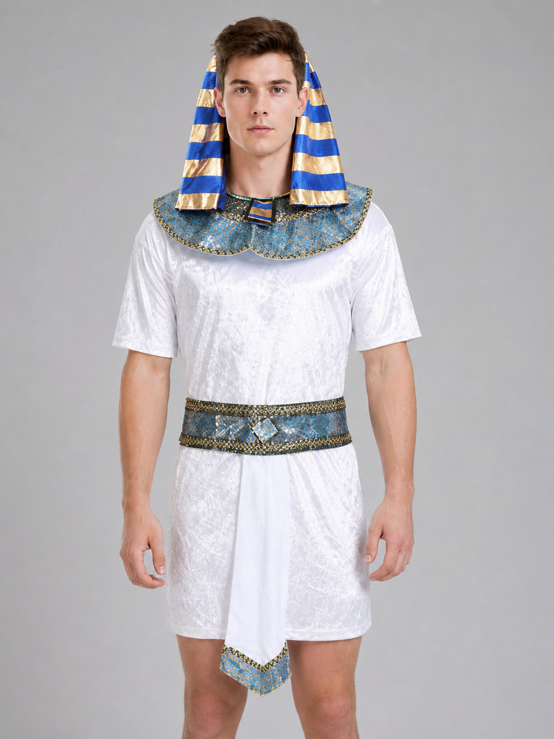 Ancient Egyptian Pharaoh Costume for Masquerades and Stage Performances