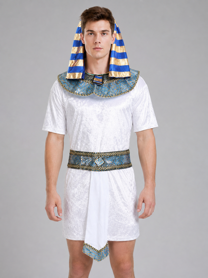 Ancient Egyptian Pharaoh Costume for Masquerades and Stage Performances