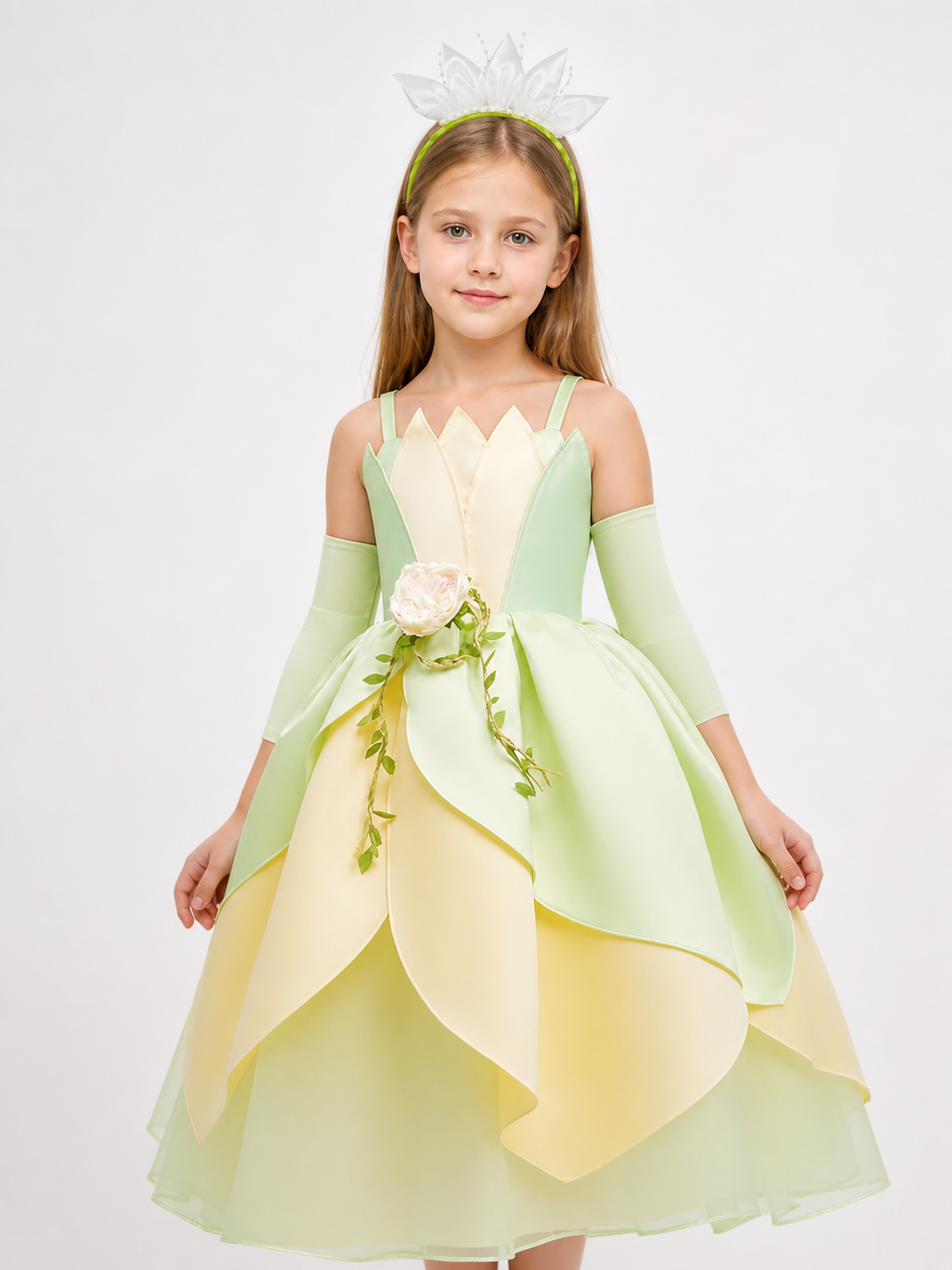 Light Green and Cream Halloween Carnival Costume Costumes detail 2