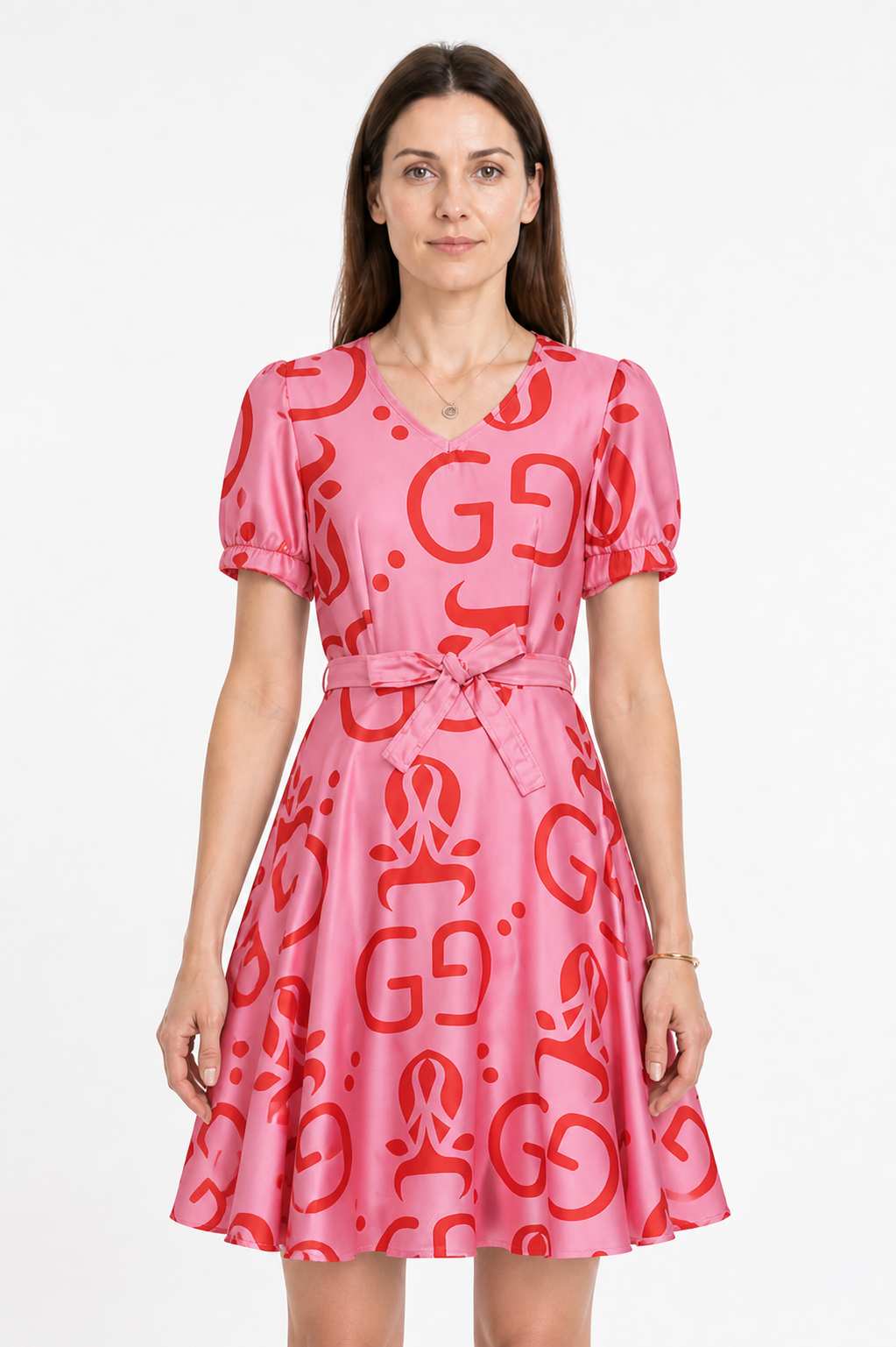 Pink Children's Cosplay Dress with Full Circle Skirt Costume Dresses detail 3