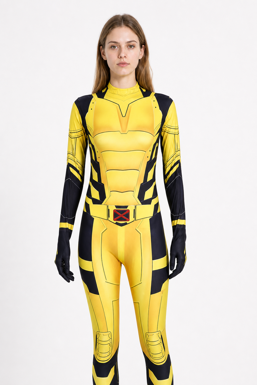 Wolverine Jumpsuit, Black and Yellow with Belt product detail 3