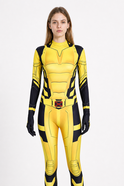 Wolverine Jumpsuit, Black and Yellow with Belt product detail 3