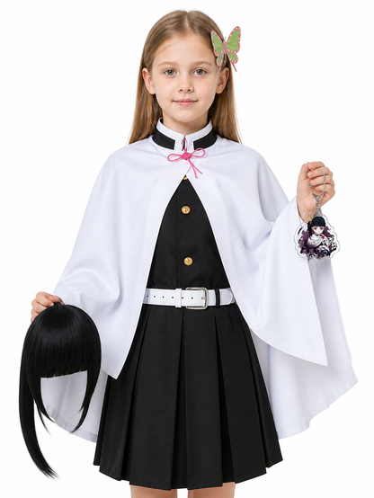 Tsuyuri Kanao Cosplay Costume with Cape and Wig Costume Capes detail 3