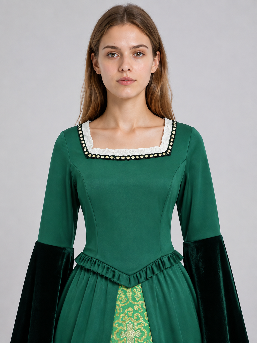 Cosplay Costume: Floor-Length Dress and Hat Costume Dresses detail 2