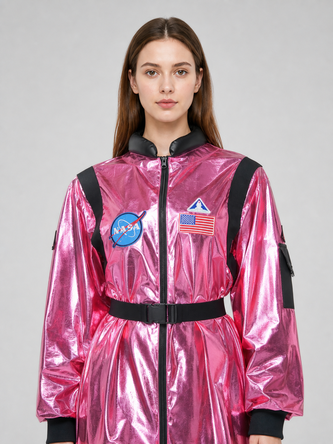Pink NASA Space Jumpsuit with Patches product detail 2