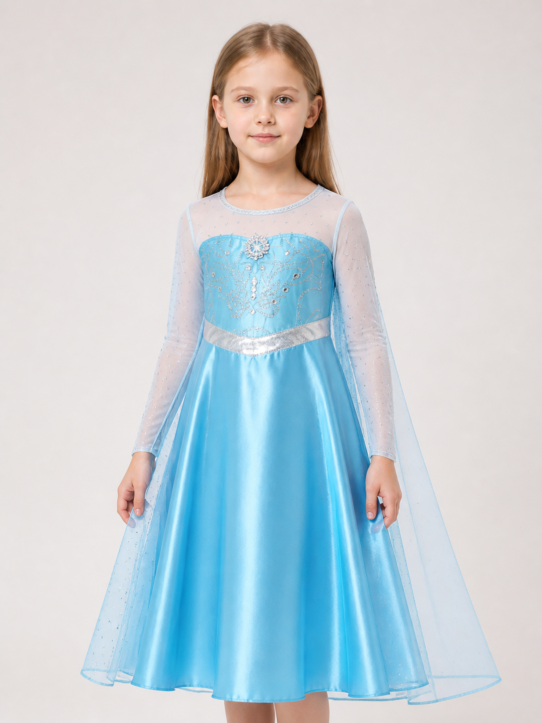 Blue Princess Costume for Halloween Costumes detail 2