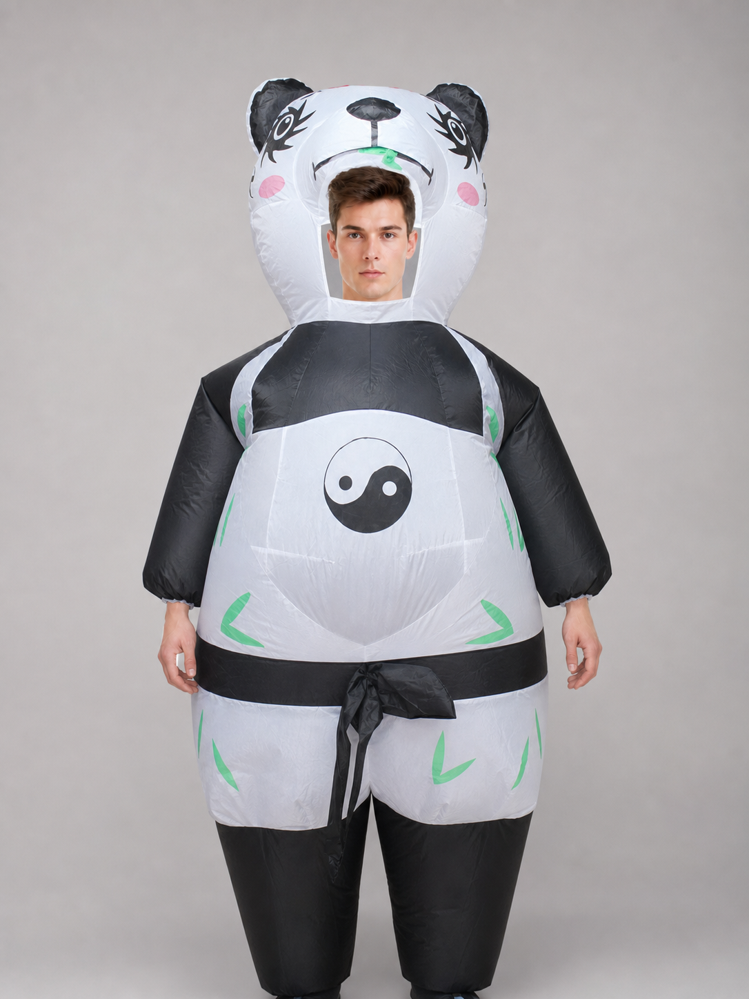Inflatable panda costume for parties and performances