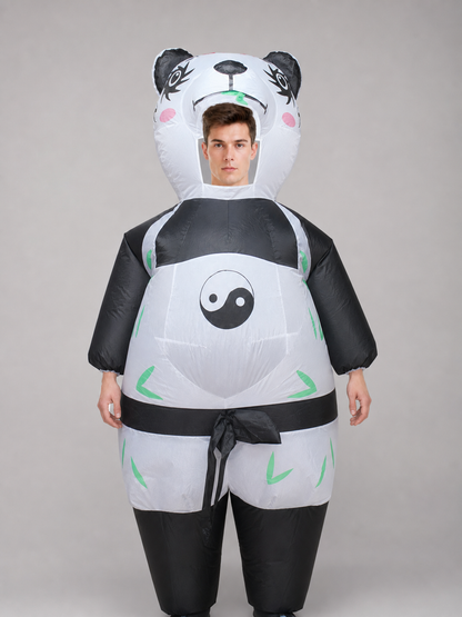 Inflatable panda costume for parties and performances