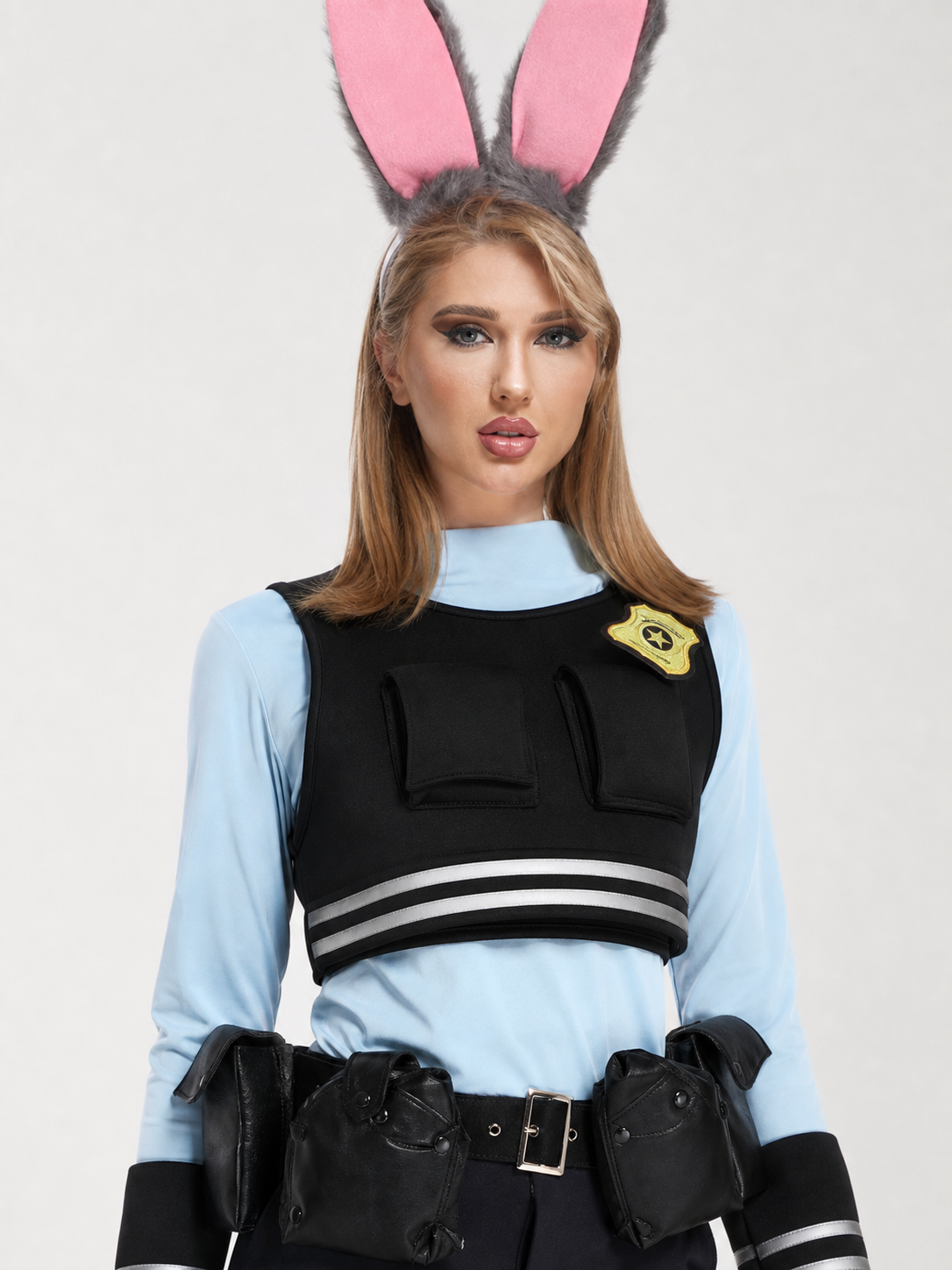 Police Costume with Ears and Vest
