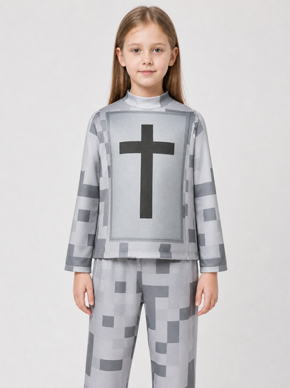 MC Character Costume for Children for Parties and Cosplay