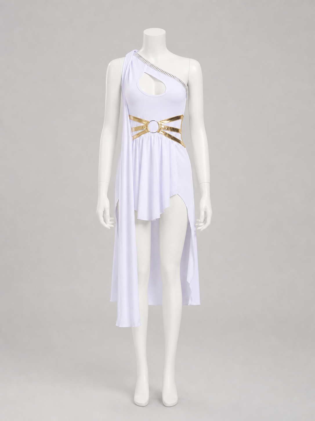 One-Shoulder Greek Goddess-Style Dress Costume Dresses detail 2