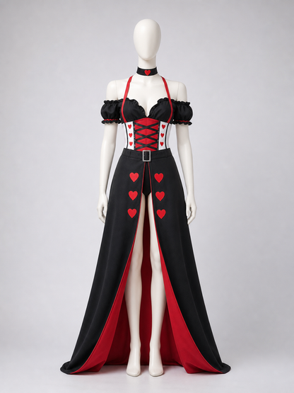 Retro Costume with Corset Dress and Accessories Costume Dresses detail 3