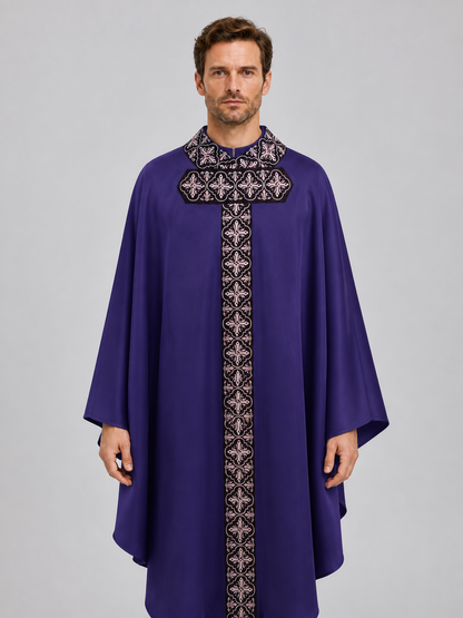 Medieval Priest Mantle for Halloween Cosplay Costumes detail 3
