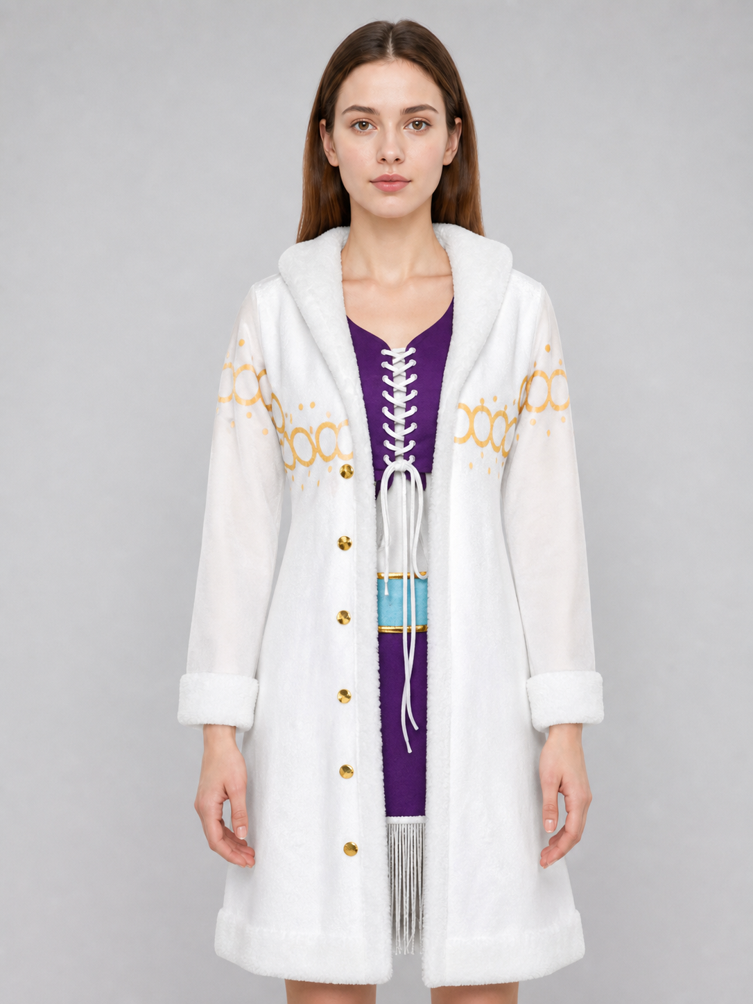 White long coat for Star Wars cosplay