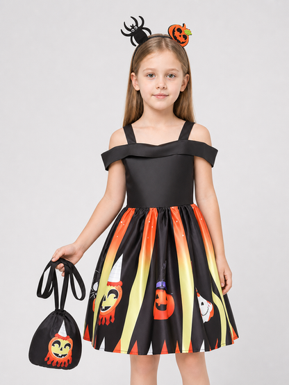 Halloween Costume Dress with Headband