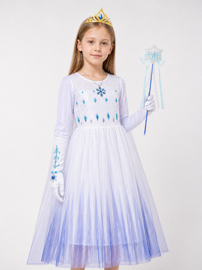 Snow Princess Carnival Costume for Cosplay