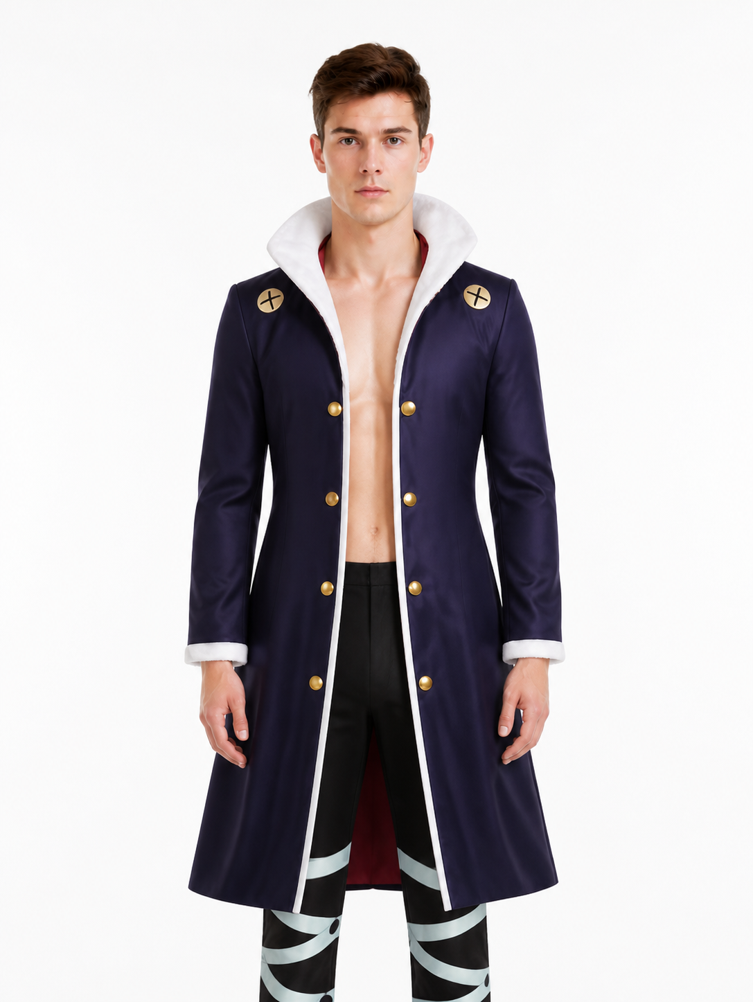 Kurapika Cosplay Costume: Long Coat and Trousers Costumes detail 3