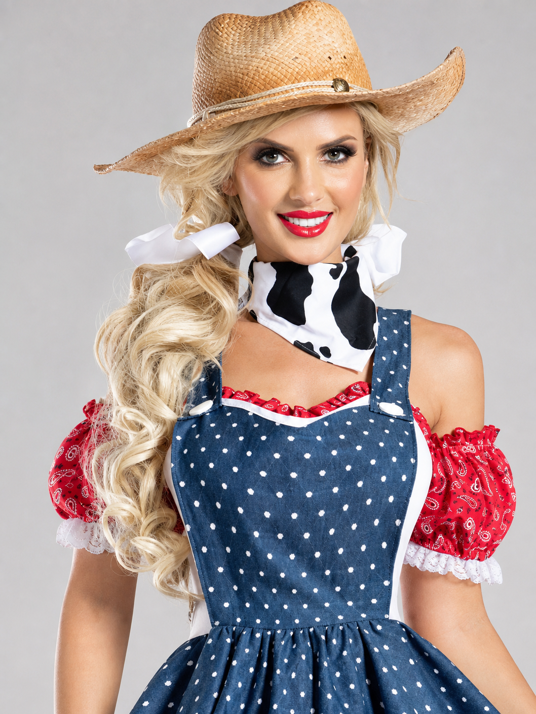 Western-Style Cosplay Dress with a Full Skirt