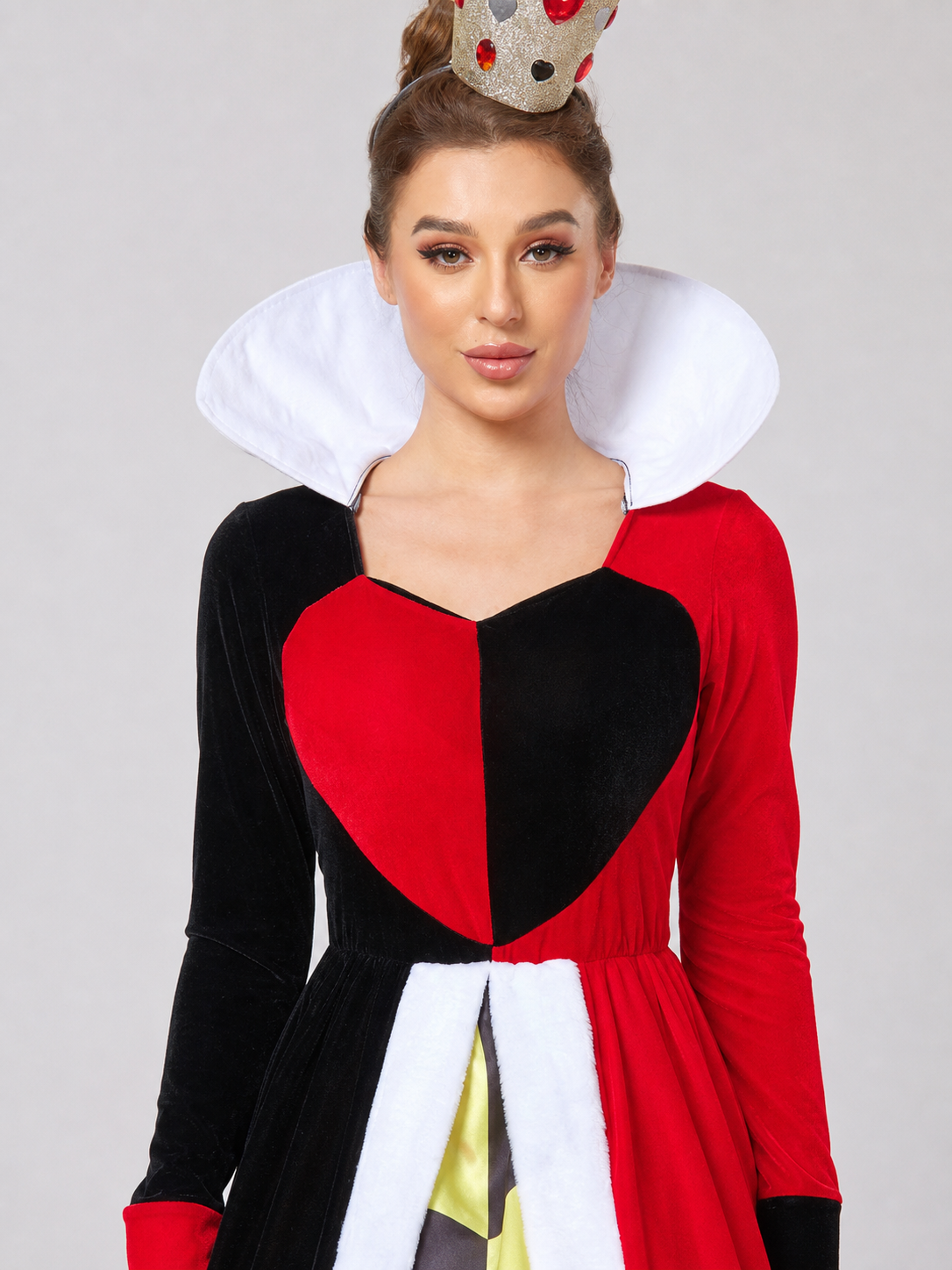 Long Red Queen Carnival Dress