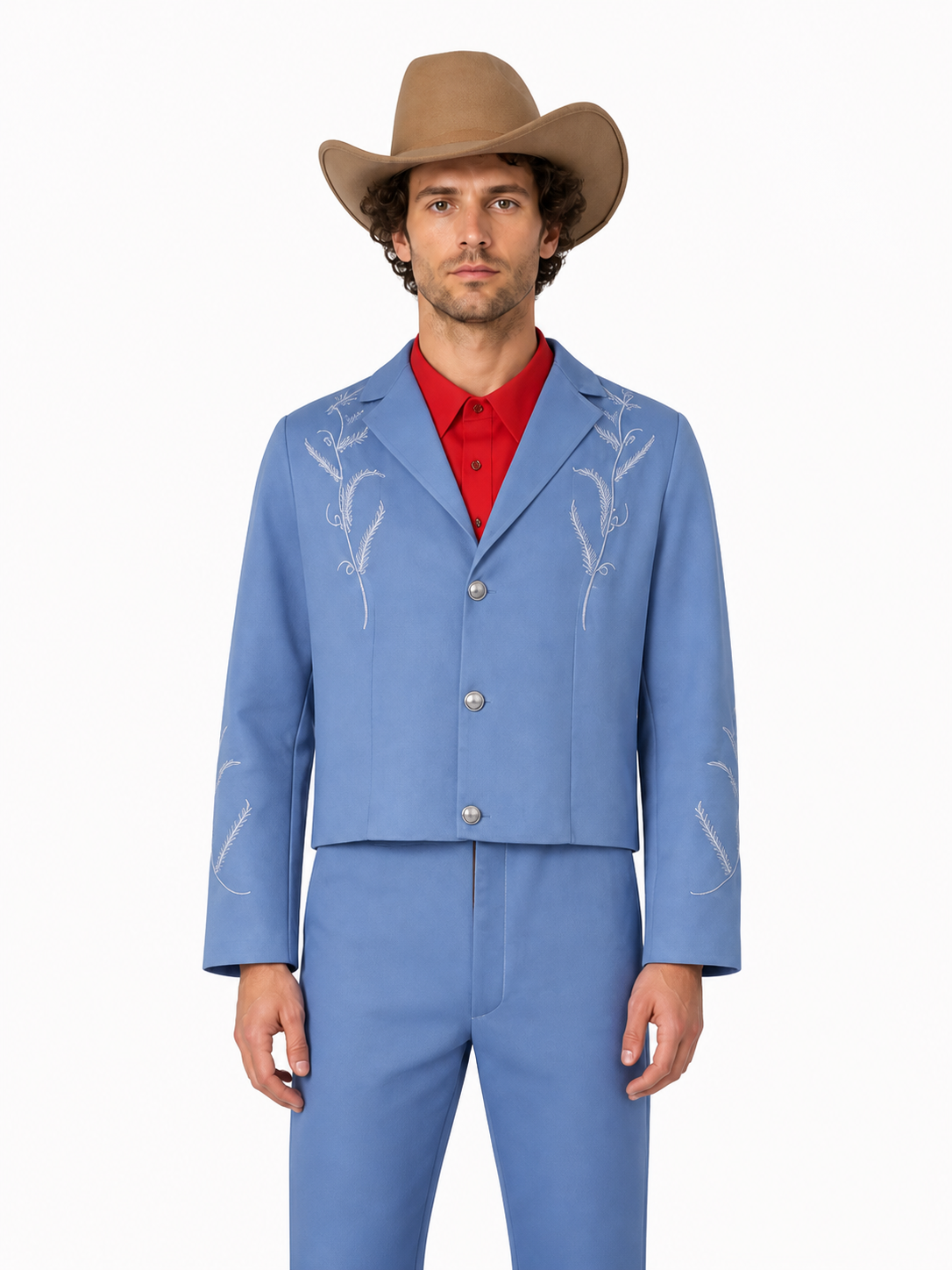 Freddie Costume with Embroidery and Cowboy Hat Costume Headwear detail 3