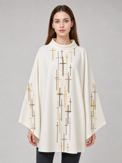 Religious Ceremonial Robe with Cross Pattern