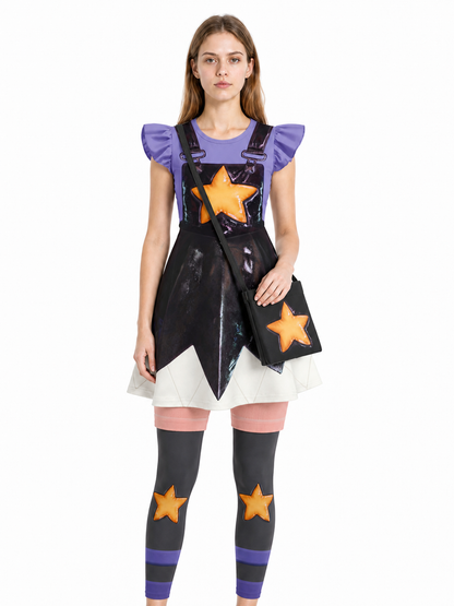 Character costume: dress, leggings, shorts, and bag Costume Dresses detail 2