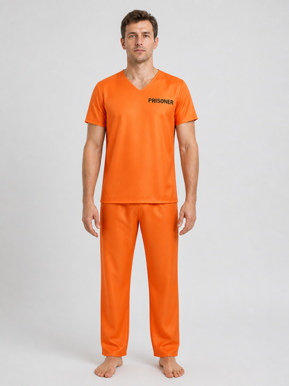 Orange “Prisoner” Cosplay Costume, 2-Piece Set product detail 3