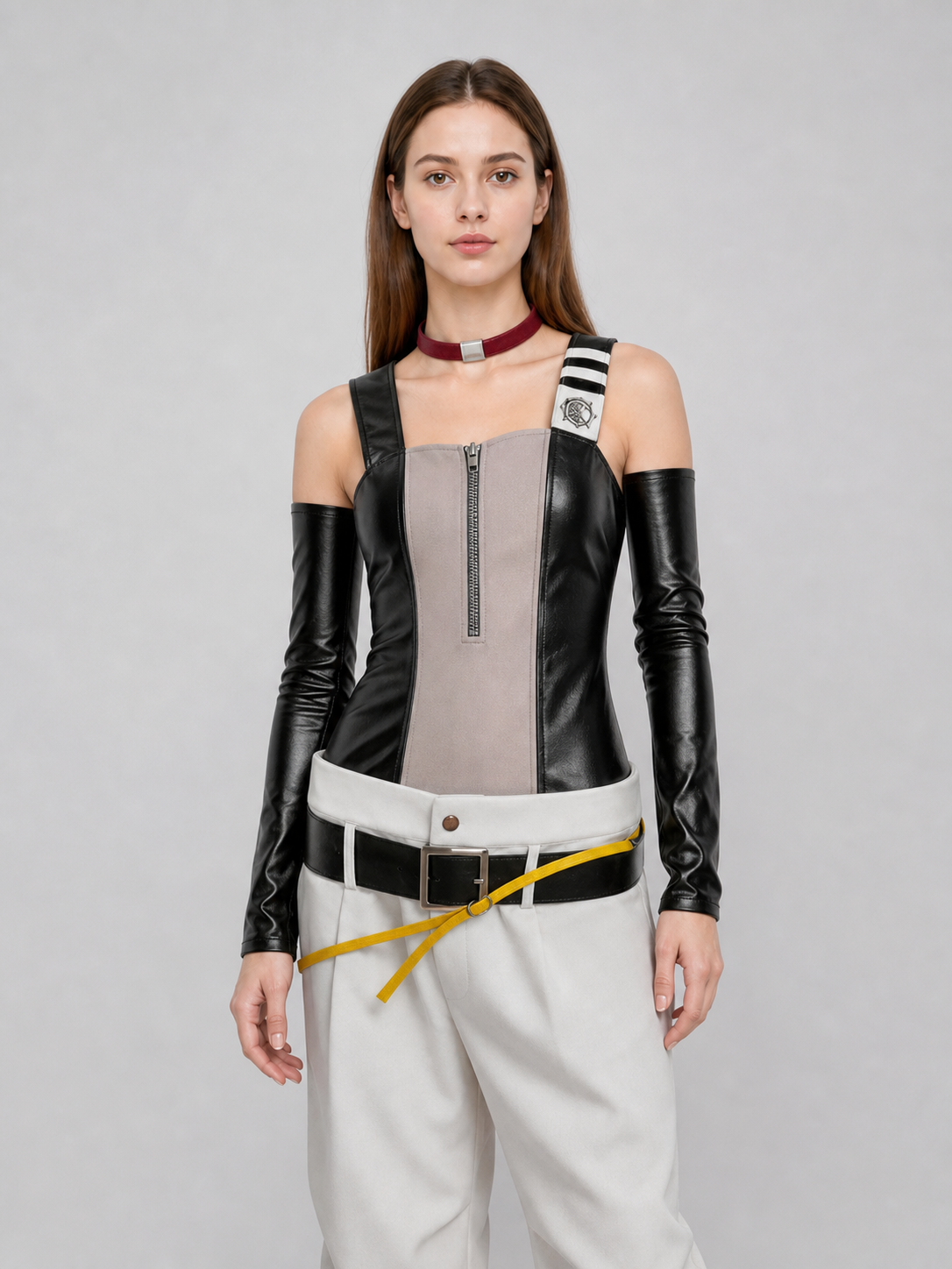 Semyu Grierkos Cosplay Costume with Belt and Arm Warmers