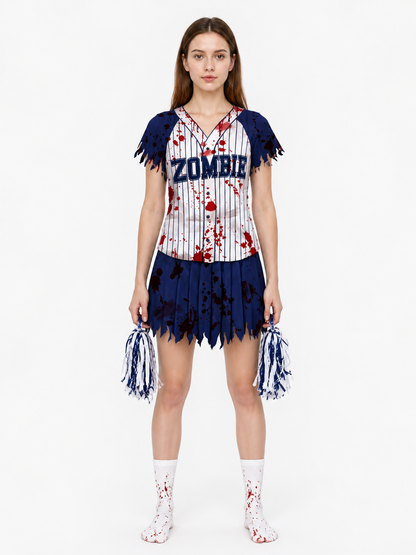 Zombie Costume for the Stage: T-Shirt and Ripped Shorts Costumes detail 3