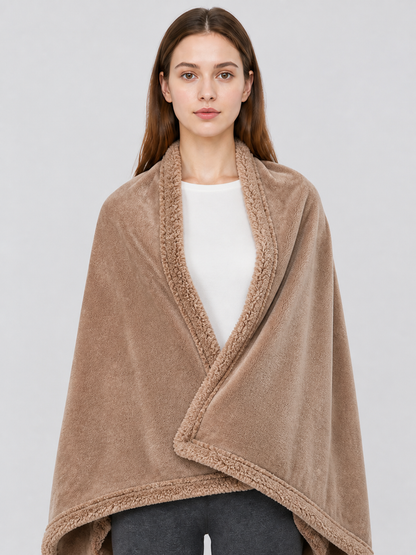 Water-Resistant Pet Blanket, Brown Wearable Blankets detail 2