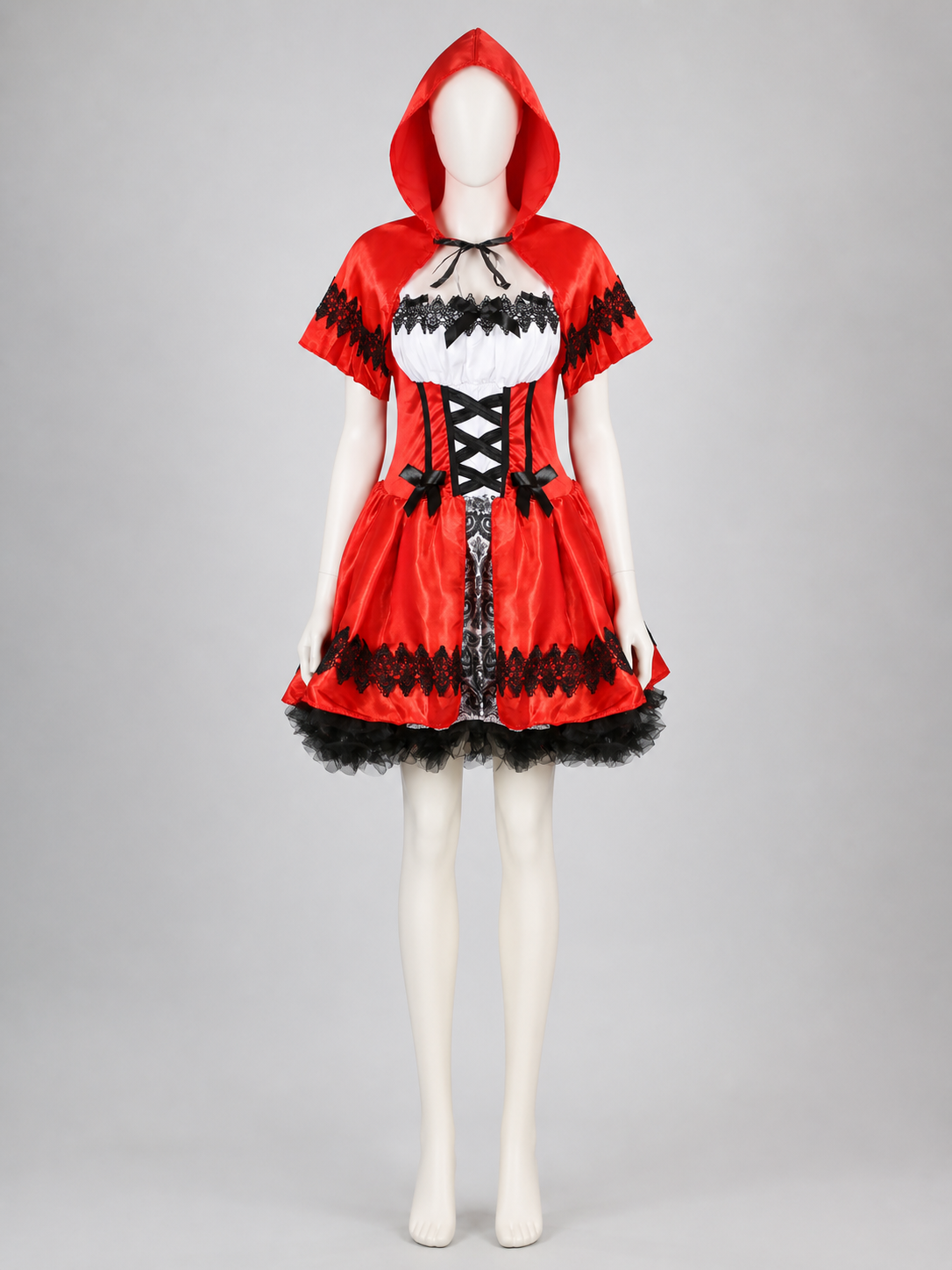 Little Red Riding Hood Hooded Costume Dress Costume Dresses detail