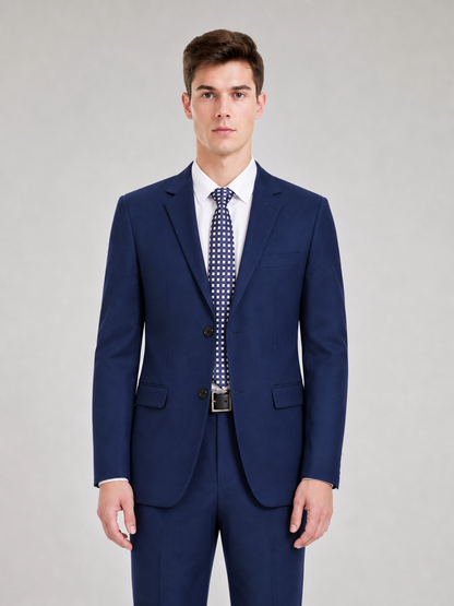 Severance cosplay costume: blue trouser set
