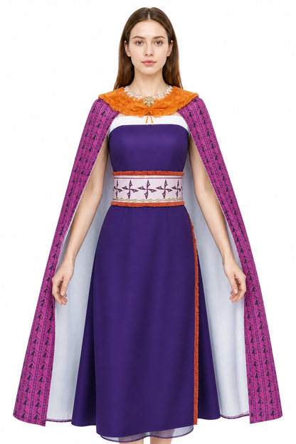 Stage Costume Set with Dress and Cape