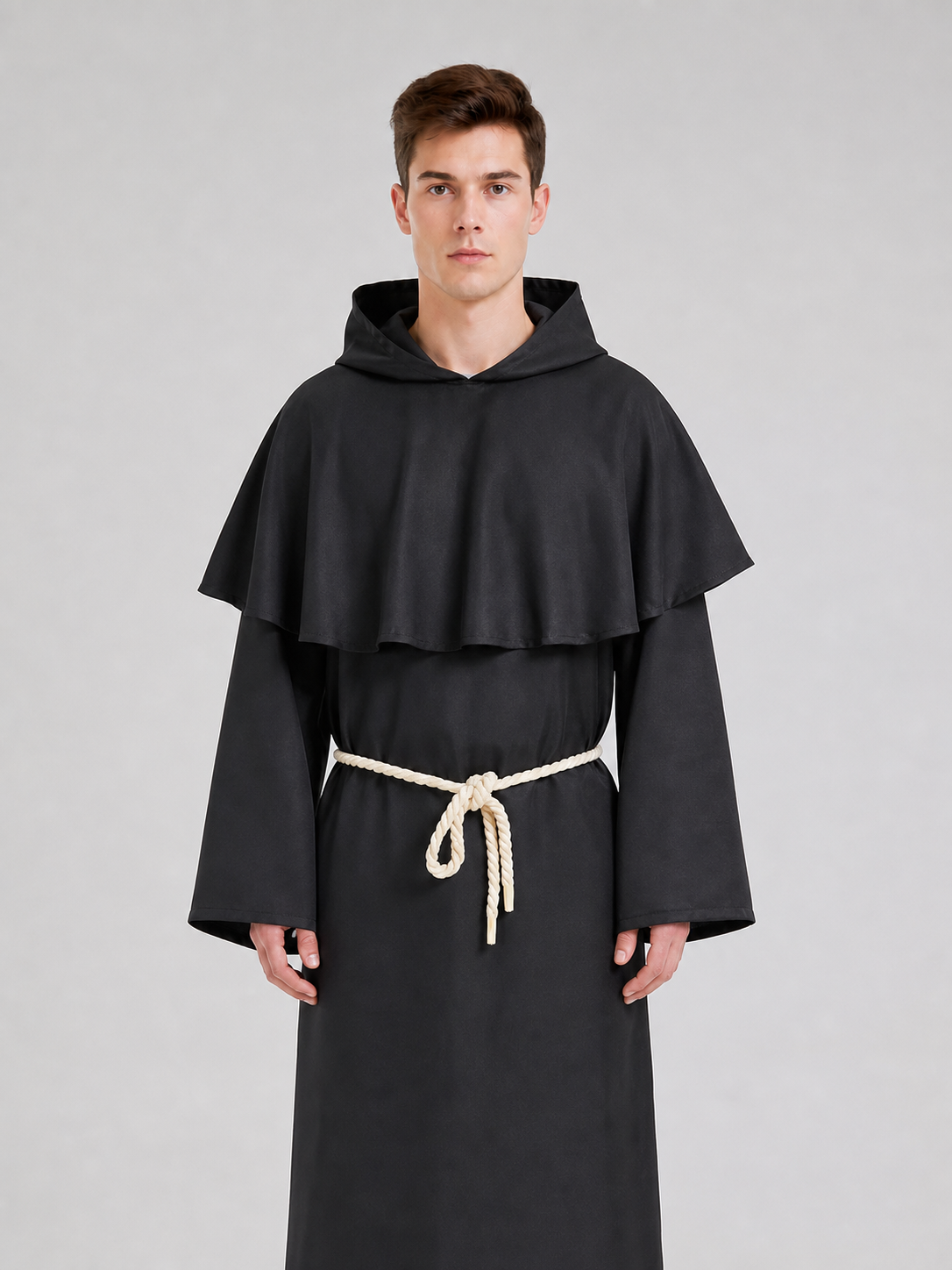 Medieval Hooded Monk Costume